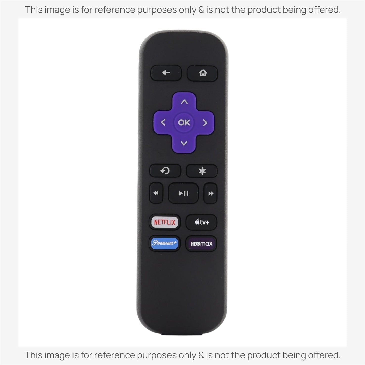 Substitute for Roku RC-ALIR EXPRESS Streaming Remote Control 3026000025 [RRST01]