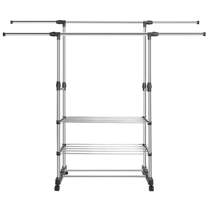 Extendable Garment Hanging Rack