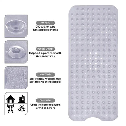 Extra Long Non Slip Bathtub Mat