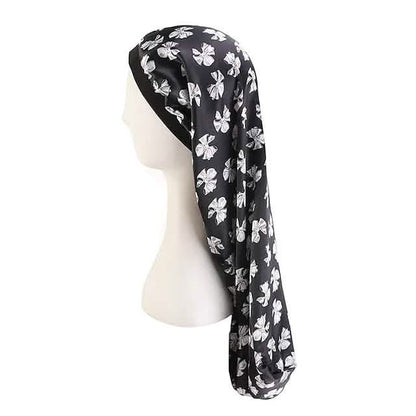 Extra Long Satin Bonnet Sleep Cap Long Bonnet for Braids Hair Loose Cap
