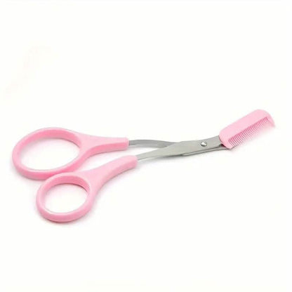 Eyebrow Trimmer Scissor with Comb