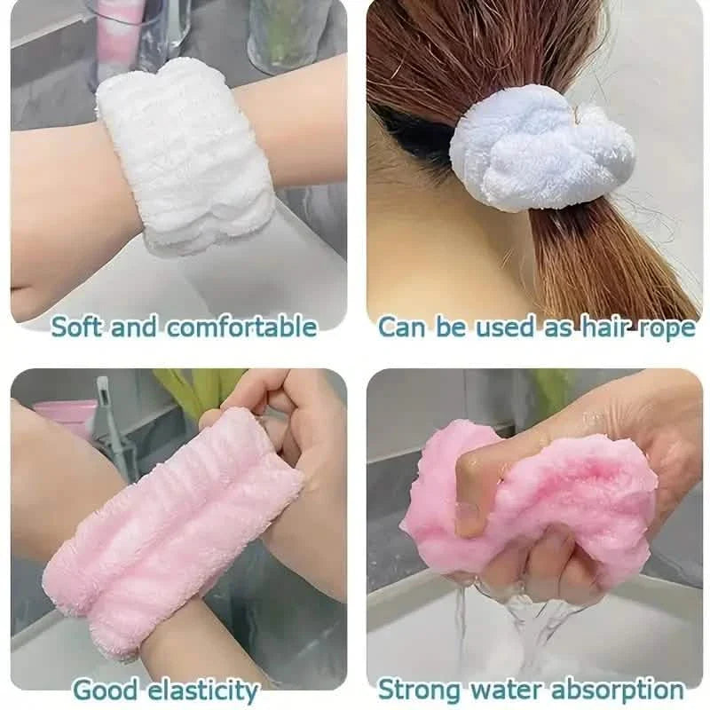 Face Washing Wrist With Sweat Wiping Bracelet Absorbing Sleeve
