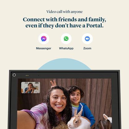 Facebook Portal Smart Video Calling 10” Touch Screen Display with Alexa - Black
