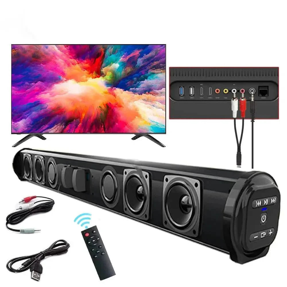 4D Surround Stereo Speakers – Wireless & USB, High-Fidelity Subwoofer, Party & Home Theater, Plug-and-Play