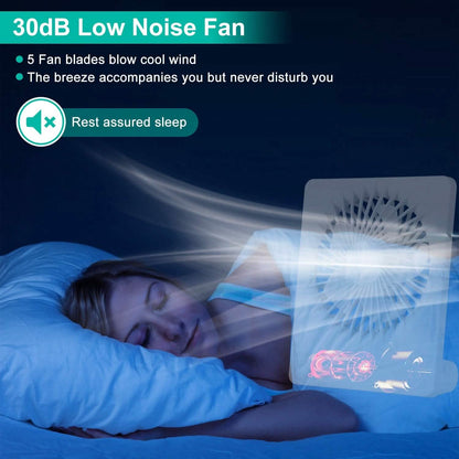 Fan USB Rechargeable Table Portable Desk Cooling Fan