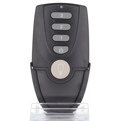Anderic FAN51TB Replacement Ceiling Fan Remote Control for Harbor Breeze and others - FAN-51T - Black