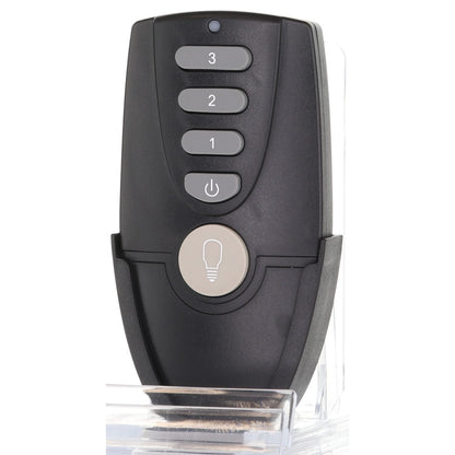 Anderic FAN51TB Replacement Ceiling Fan Remote Control for Harbor Breeze and others - FAN-51T - Black
