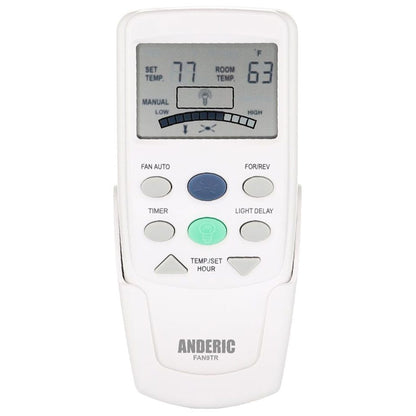 Substitute for Hampton Bay FAN25T Thermostatic Ceiling Fan Remote Control [FAN9TR]