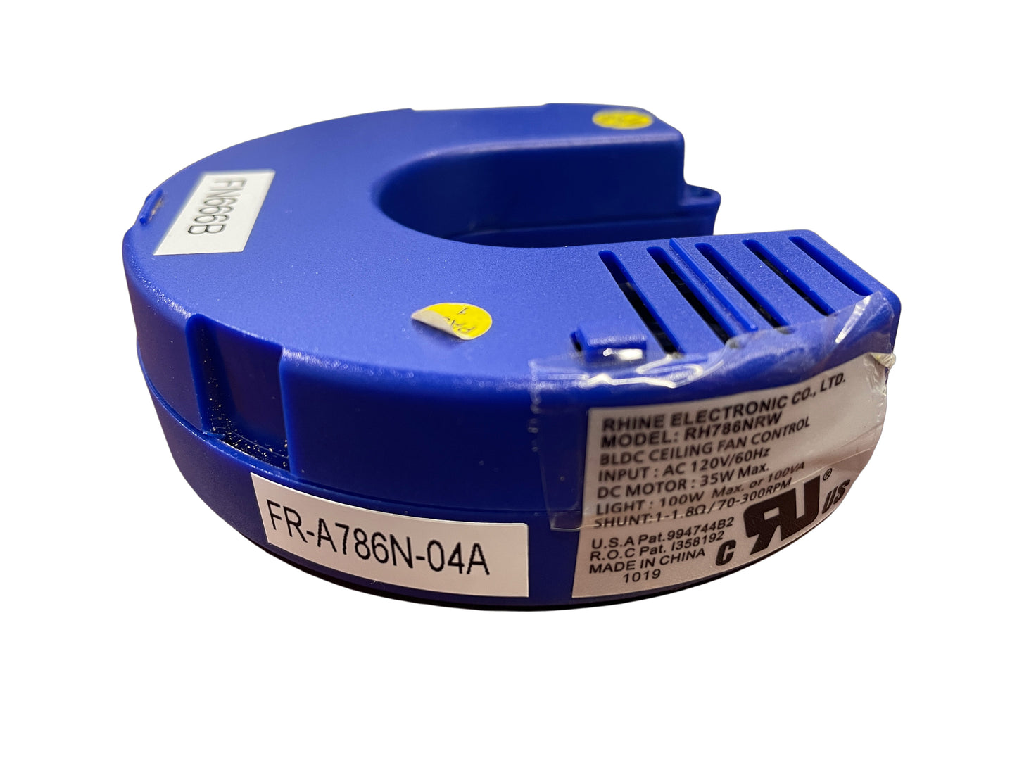 Substitute for Fanimation Fans UC786N04A Ceiling Fan Receiver [UC786N37-RR7225T]