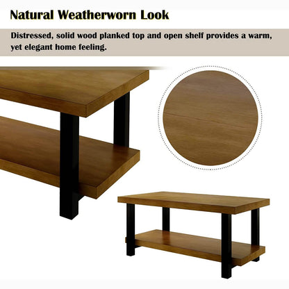 Farmhouse Living Room Coffee Table