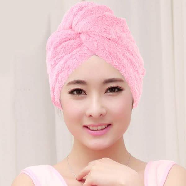 Fashion Women Microfiber Dry Hair Towel