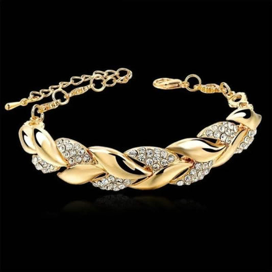 Fashion Women Silver Crystal Diamond Bracelet