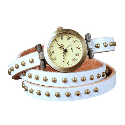 Fashionable River Leather Belt Retro Watch