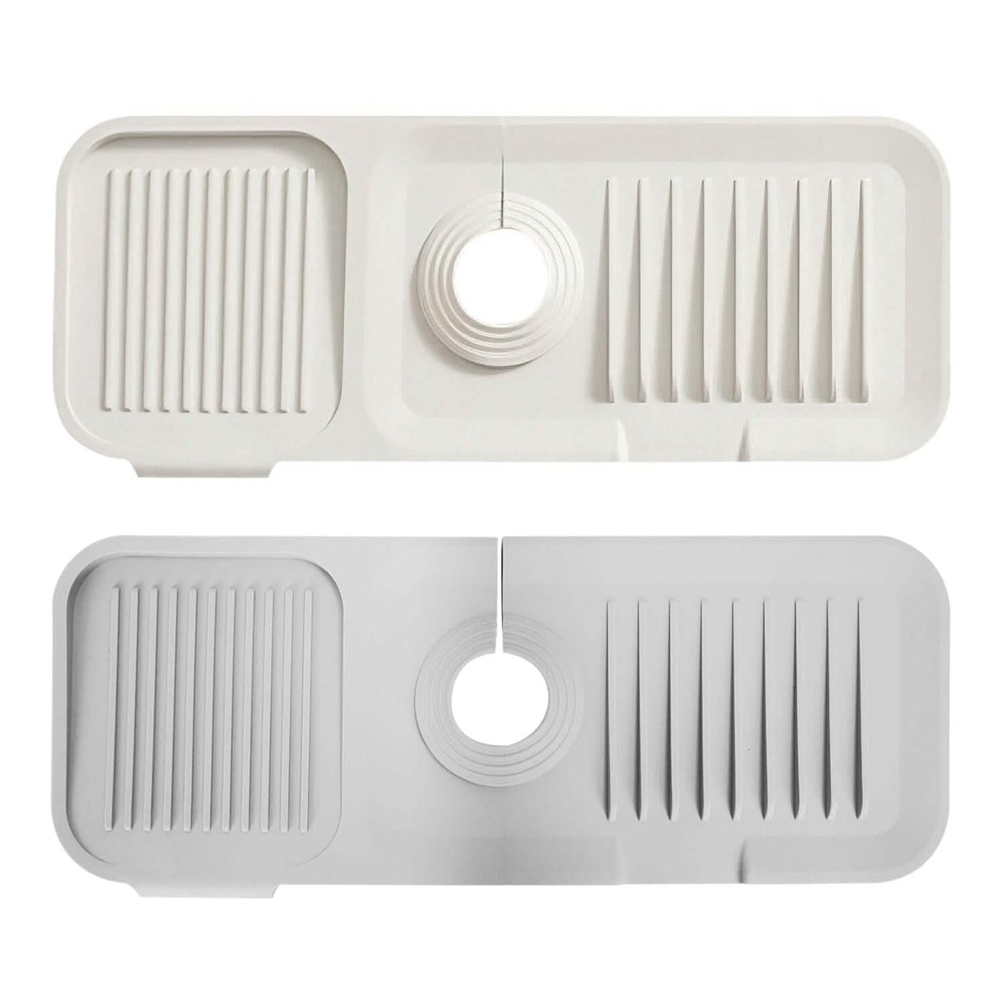 Faucet Splash Mat Sink Tray Water Drainage Pad Sponge Soap Holder