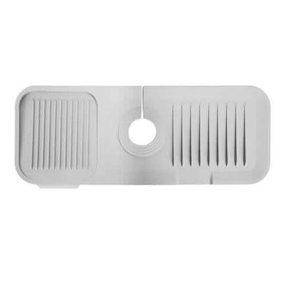 Faucet Splash Mat Sink Tray Water Drainage Pad Sponge Soap Holder