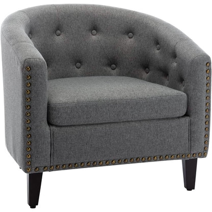 Faux Leather Club Chair Bucket Chair Upholstered Tub Chair
