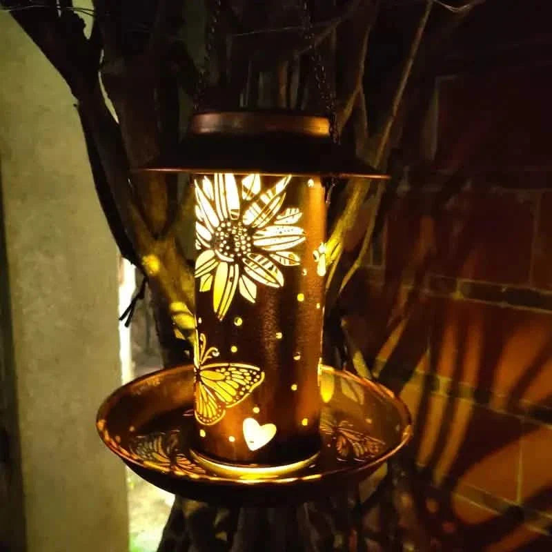 Feeder Exterior Solar Powered Lights Exterior Hanging Solar Powered Lights