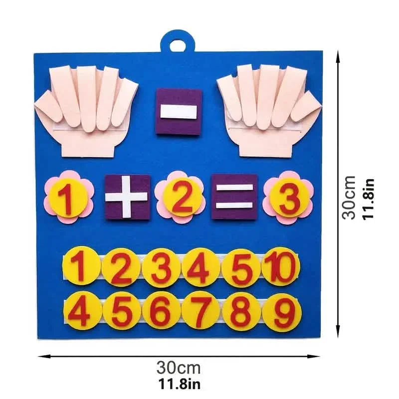 Felt Board Finger Numbers Counting Toy