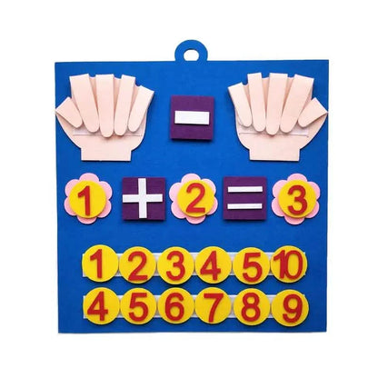 Felt Board Finger Numbers Counting Toy