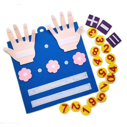 Felt Board Finger Numbers Counting Toy