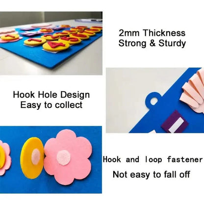 Felt Board Finger Numbers Counting Toy