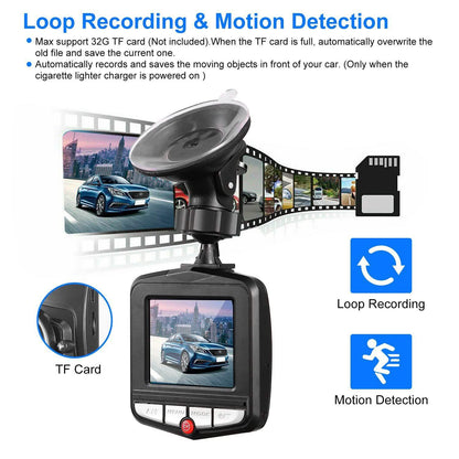 FHD 1080P Car DVD Dash Cam Vehicle Video Recorder