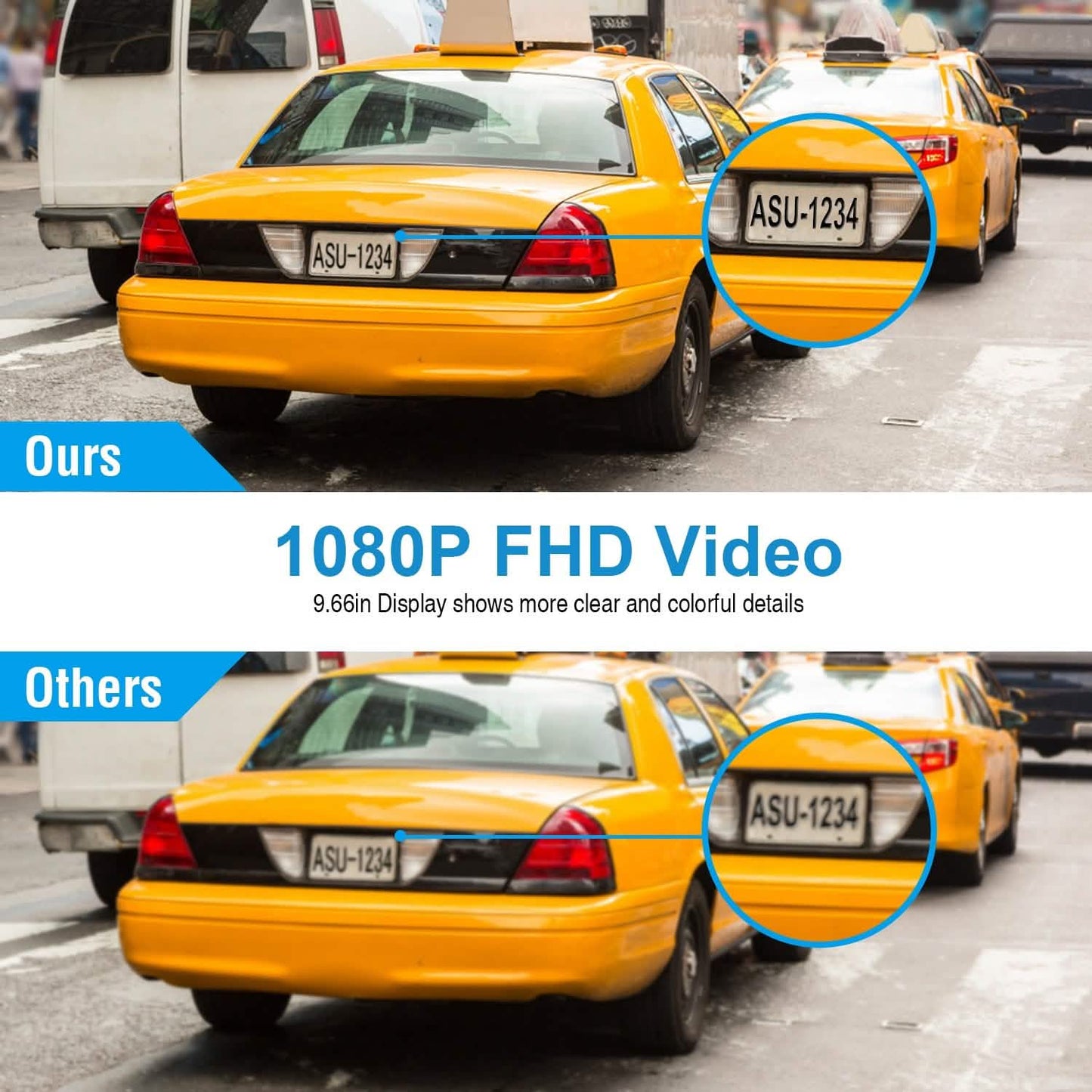FHD 1080P Car DVR Dash Camera with G-Sensor