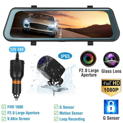 FHD 1080P Car DVR Dash Camera with G-Sensor