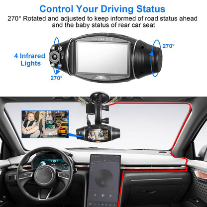 FHD 1080P Dual Lens Car DVR Dash Cam