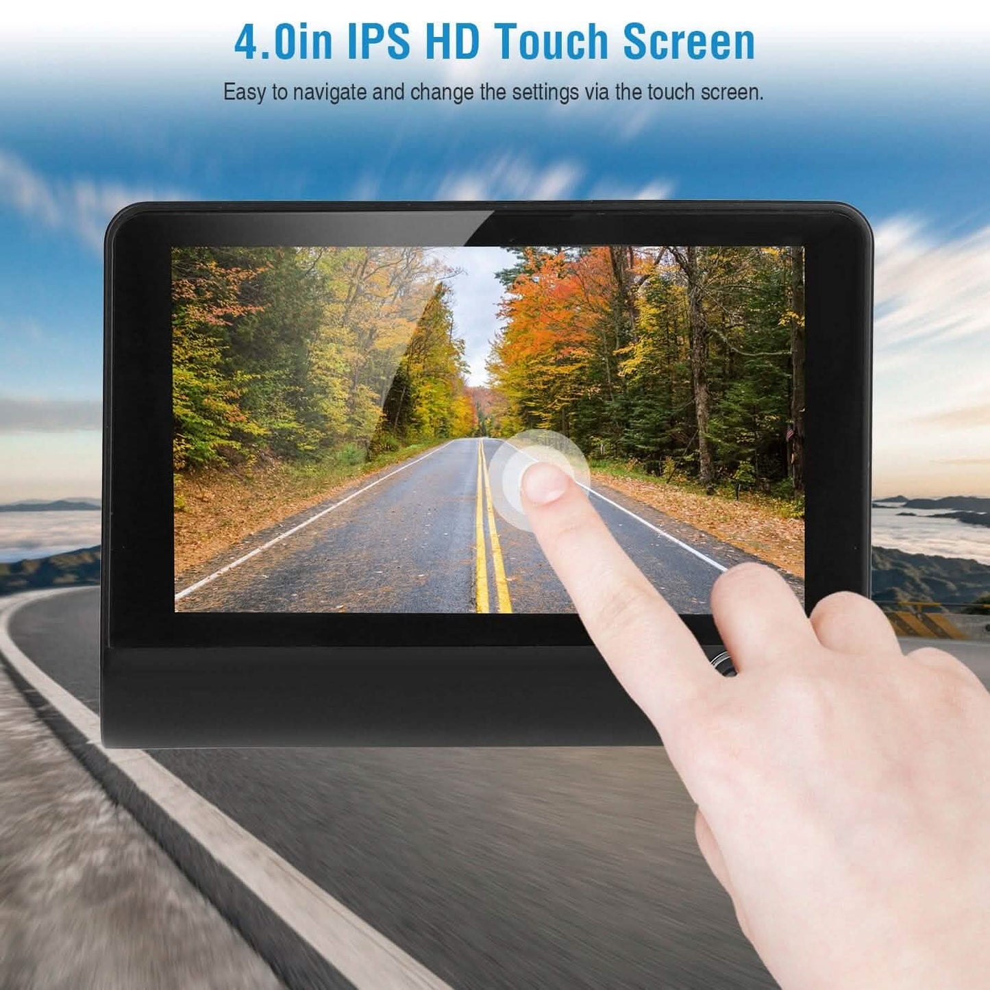 FHD 1080P Touchscreen Car DVR Dash Camera