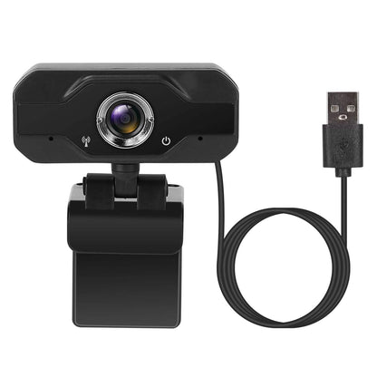 FHD 1080P USB Webcam with 360° Rotatable Clip