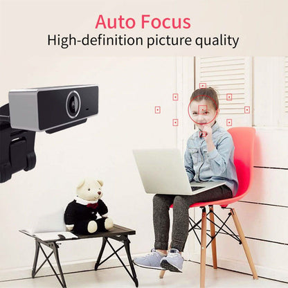 FHD 1080P Webcam USB Auto Focus with Microphone