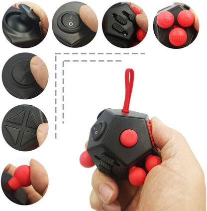 Fidget Dodecagon ‚Äì12-Side Fidget Cube Relieves Stress and Anxiety Anti Depression Cube