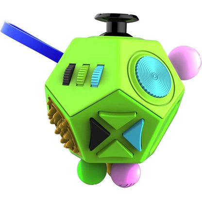 Fidget Dodecagon ‚Äì12-Side Fidget Cube Relieves Stress and Anxiety Anti Depression Cube