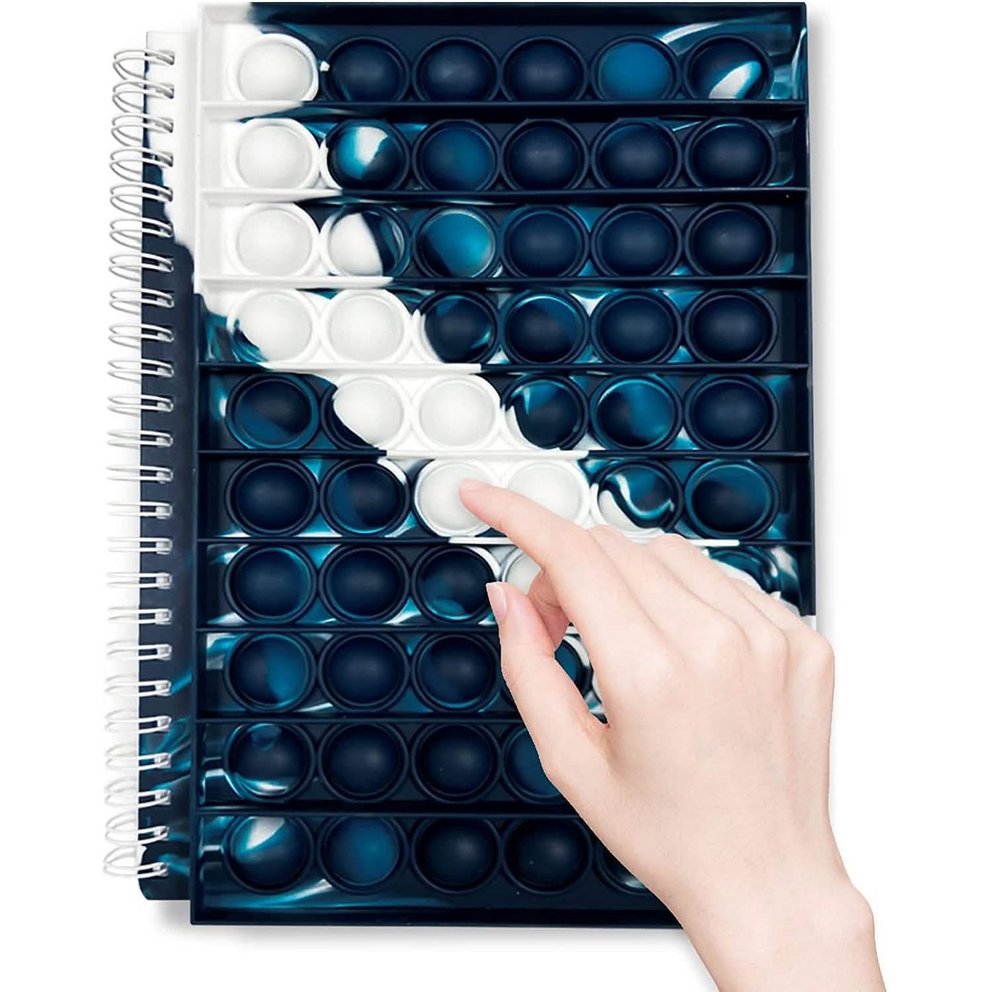 Fidget Spiral Notebook Push Pop Bubble Fidget Sensory Toy