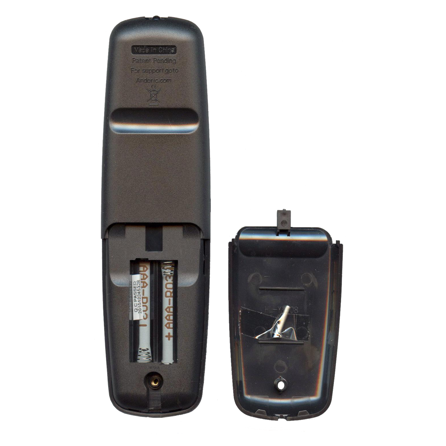 Anderic RRH100 2-Device Universal Remote Control for Hospitality TVs and Cable/Satellite/STB Boxes with Learning