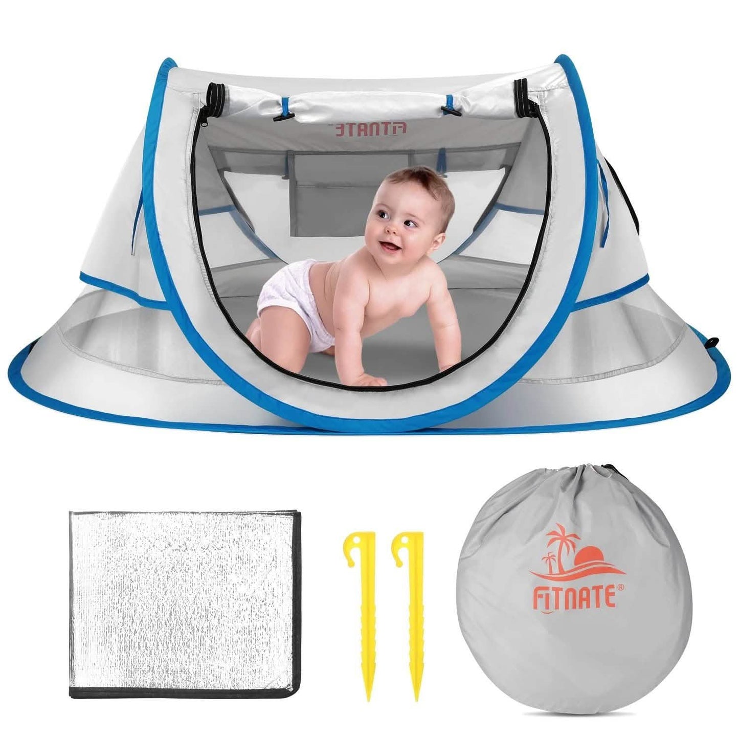 FINATE Baby Tent for Beach UPF 50+ and UV Protection