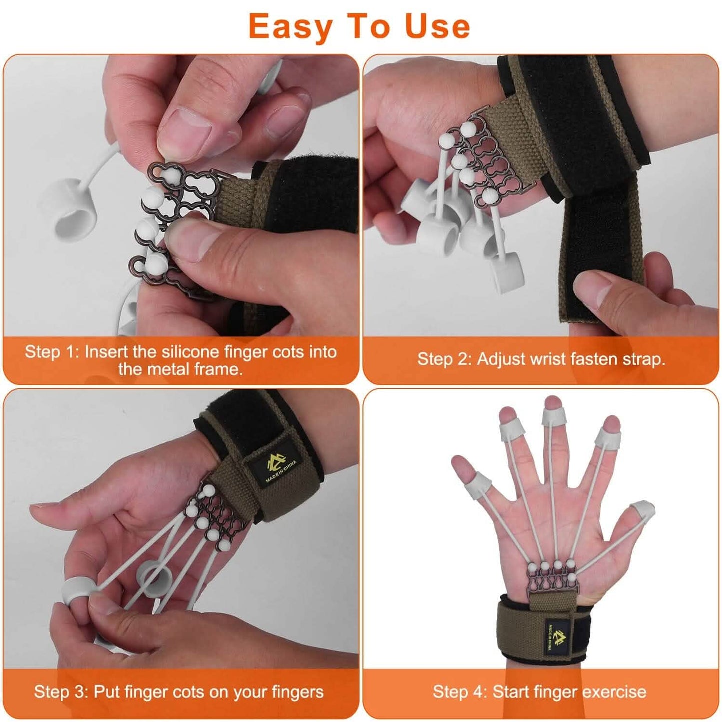 Finger Exerciser Hand Grip Strength Trainer
