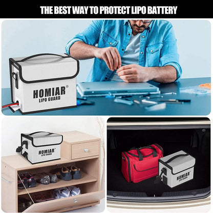 Fireproof Bag for Battery Charging Storage