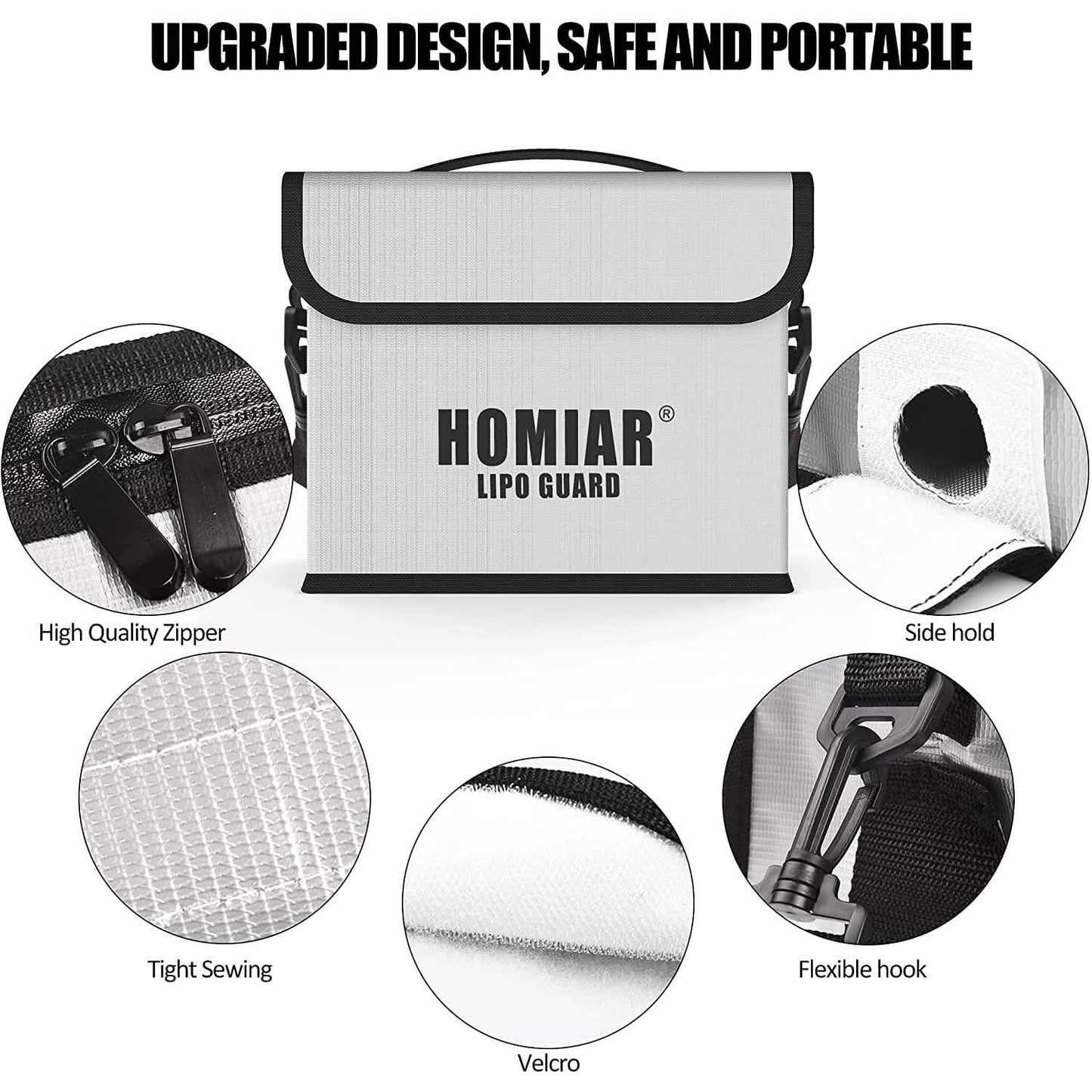 Fireproof Bag for Battery Charging Storage