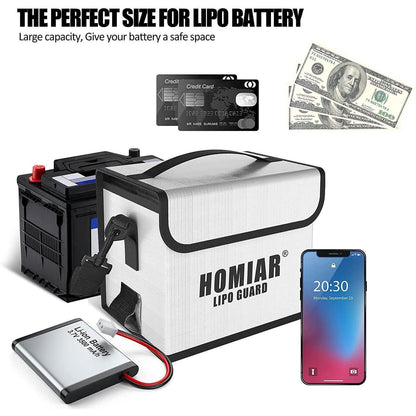 Fireproof Bag for Battery Charging Storage