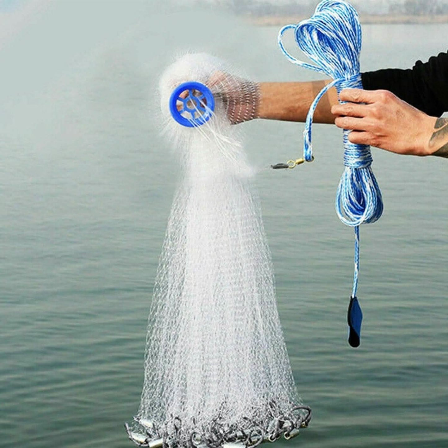 Fishing Cast Net Bait Trap Heavy Duty