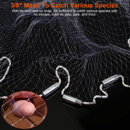Fishing Cast Net Bait Trap Heavy Duty