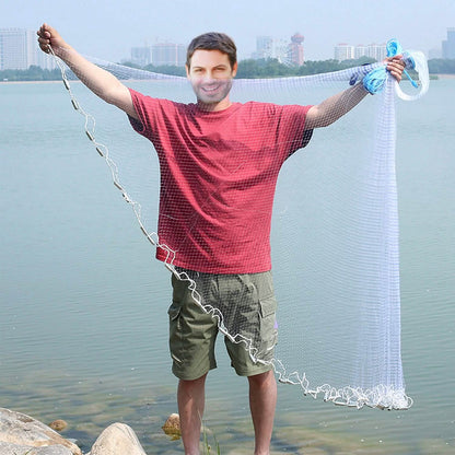 Fishing Cast Net Bait Trap Heavy Duty