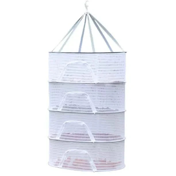 Fishing Net Hanging Dryer Bag Mesh Clothes Drying Basket Rack