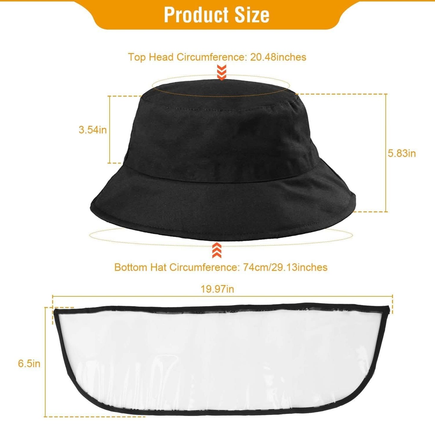 Fishman Hat Protective Face Shield