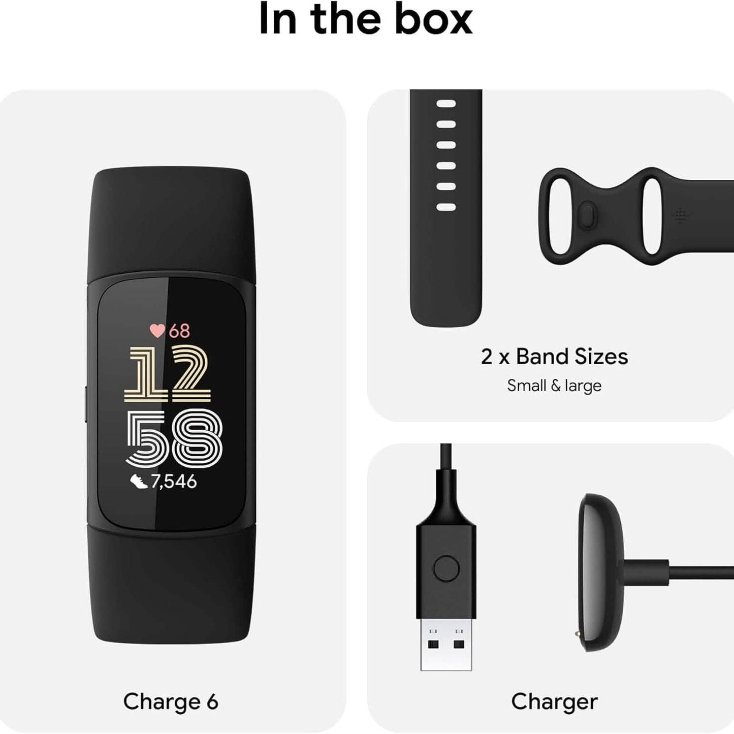 Fitbit Charge 6 Fitness Tracker  (Refurbished)