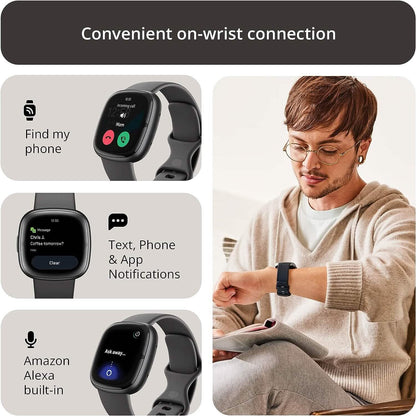 Fitbit Sense 2 Advanced Health and Fitness Smartwatch (Refurbished)