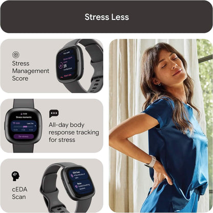 Fitbit Sense 2 Advanced Health and Fitness Smartwatch (Refurbished)