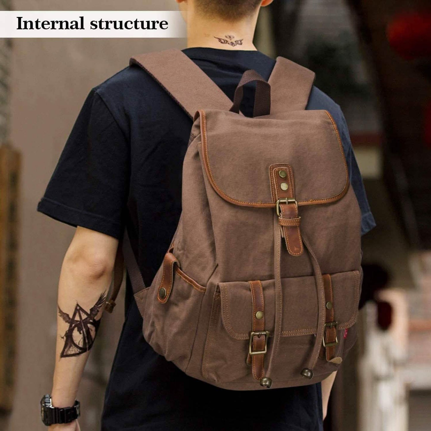 Fitnate 14-Inch Laptop Backpack Travel Rucksack